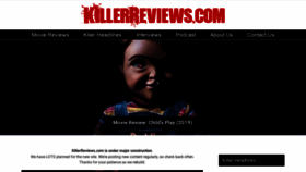 What Killerreviews.com website looked like in 2019 (4 years ago)