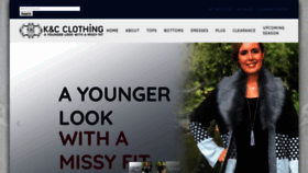 What Kcclothinginc.com website looked like in 2019 (4 years ago)