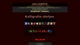What Kalligrafie-veertje.be website looked like in 2019 (4 years ago)