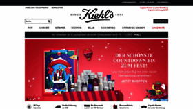 What Kiehls.at website looked like in 2019 (4 years ago)