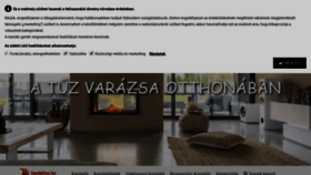 What Kandallos.hu website looked like in 2019 (5 years ago)