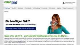 What Kredit-ohne-schufa.info website looked like in 2019 (4 years ago)