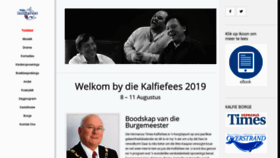 What Kalfiefees-hermanus.co.za website looked like in 2019 (4 years ago)