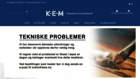 What Kem.no website looked like in 2019 (4 years ago)
