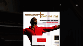 What Kirkfranklin.com website looked like in 2019 (4 years ago)