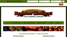 What Kootenaifarmersmarkets.org website looked like in 2019 (4 years ago)