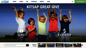 What Kitsapgreatgive.org website looked like in 2019 (4 years ago)