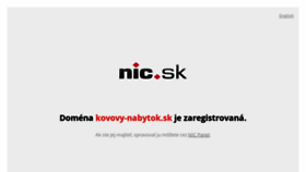 What Kovovy-nabytok.sk website looked like in 2019 (4 years ago)