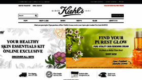 What Kiehls.ae website looked like in 2019 (4 years ago)