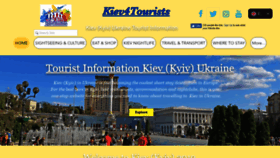What Kiev4tourists.com website looked like in 2019 (4 years ago)