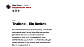 What Klaus-breyer.de website looked like in 2019 (4 years ago)