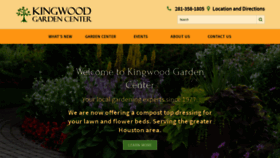 What Kingwoodgardencenter.com website looked like in 2019 (4 years ago)