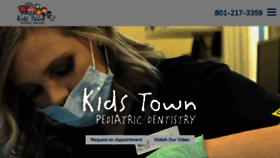 What Kidstowndental.com website looked like in 2019 (4 years ago)