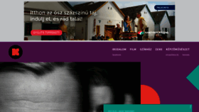 What Kortarsonline.hu website looked like in 2019 (4 years ago)
