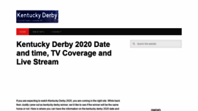 What Kentuckyderbytime.net website looked like in 2019 (4 years ago)