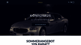 What Koenighaus-autofolie.com website looked like in 2019 (4 years ago)