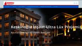 What Keskinogluinsaat.com website looked like in 2019 (4 years ago)