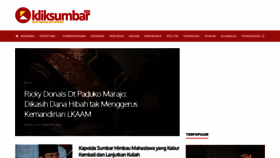 What Kliksumbar.com website looked like in 2019 (4 years ago)