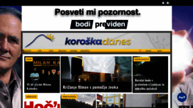 What Koroskadanes.si website looked like in 2019 (4 years ago)