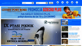 What Krynicamorska.pl website looked like in 2019 (4 years ago)