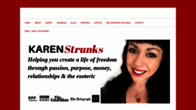 What Karenstrunks.com website looked like in 2019 (4 years ago)