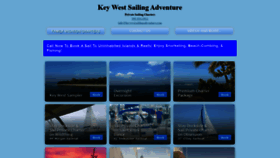 What Keywestsailingadventure.com website looked like in 2019 (4 years ago)