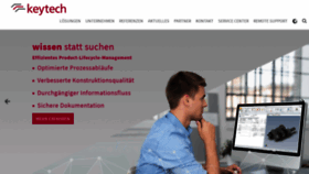 What Keytechplm.de website looked like in 2019 (6 years ago)