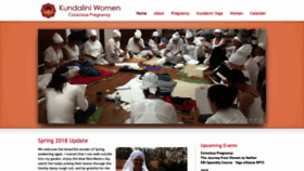 What Kundaliniwomen.org website looked like in 2019 (4 years ago)