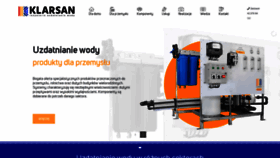 What Klarsan.pl website looked like in 2019 (4 years ago)