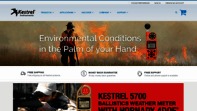 What Kestrelinstruments.com website looked like in 2019 (4 years ago)