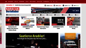 What Karabukderinhaber.com website looked like in 2019 (4 years ago)