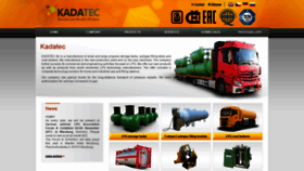 What Kadatec.cz website looked like in 2019 (4 years ago)
