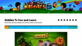 What Kiddiestv.com website looked like in 2019 (6 years ago)