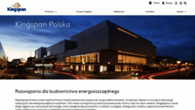 What Kingspan.pl website looked like in 2019 (4 years ago)