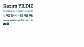 What Kazimyildiz.com.tr website looked like in 2019 (4 years ago)