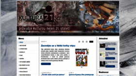 What Kultura21.cz website looked like in 2019 (4 years ago)