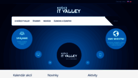 What Kosiceitvalley.sk website looked like in 2019 (4 years ago)