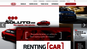 What Kia.com.py website looked like in 2019 (4 years ago)