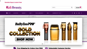 What Kalibeauty.com website looked like in 2019 (4 years ago)