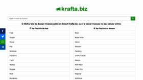 What Krafta.cc website looked like in 2019 (4 years ago)