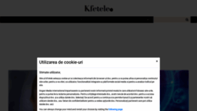 What Kfetele.ro website looked like in 2019 (4 years ago)