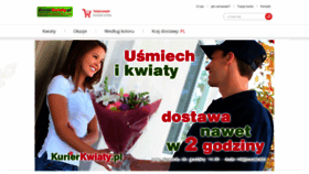 What Kurierkwiaty.pl website looked like in 2019 (4 years ago)