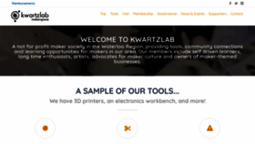 What Kwartzlab.ca website looked like in 2019 (4 years ago)