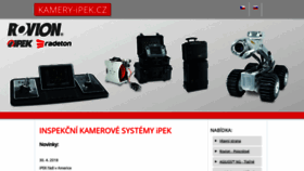 What Kamery-ipek.cz website looked like in 2019 (4 years ago)