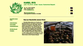 What Karel-rys.cz website looked like in 2019 (4 years ago)