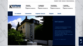 What Kuthan-immobilien.de website looked like in 2019 (4 years ago)