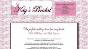 What Kaysbridal.com website looked like in 2019 (4 years ago)