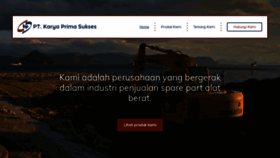 What Karyaprimas.co.id website looked like in 2019 (4 years ago)