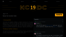 What Kcdc.info website looked like in 2019 (4 years ago)