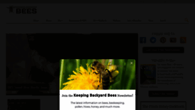 What Keepingbackyardbees.com website looked like in 2019 (4 years ago)